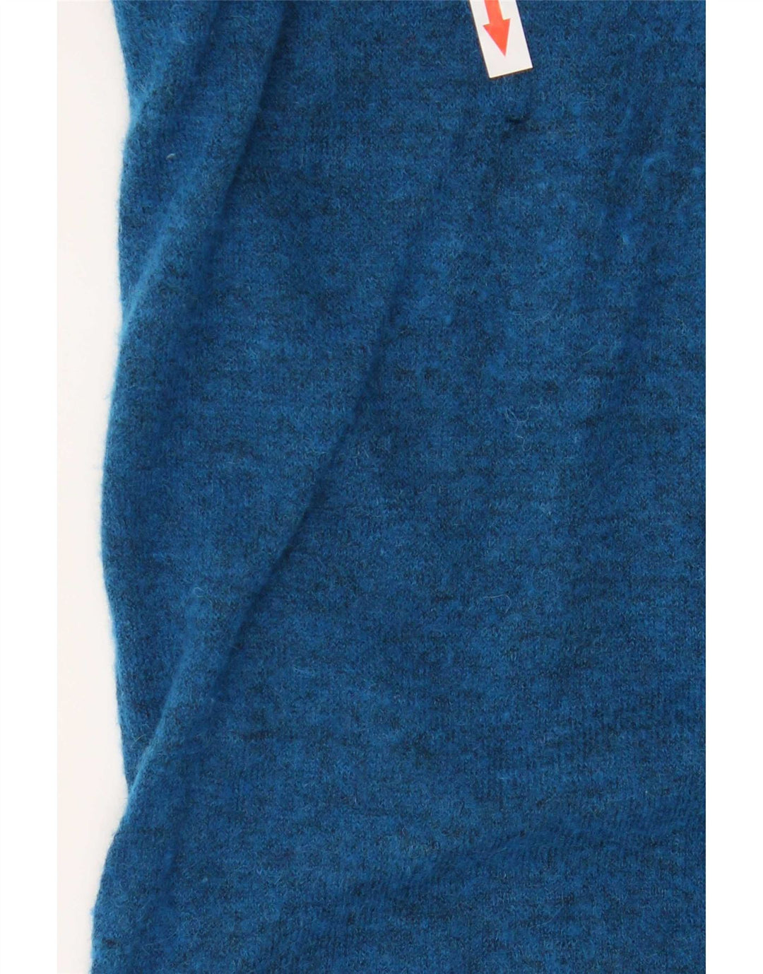 Zara oversize cardigantrøje til kvinder DK 10 Lille, blå flækket nylon
