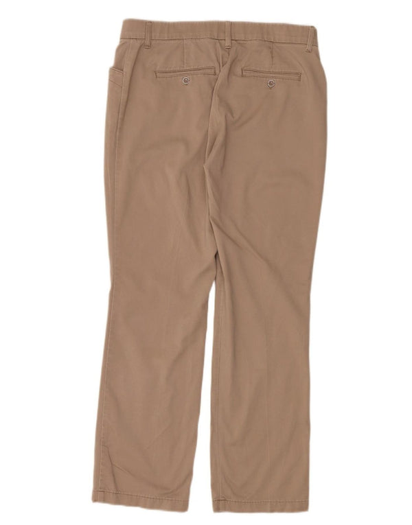 Lee Dame Mid Rise Regular Fit Casual Bukser US 12 Large W34 L30 Beige