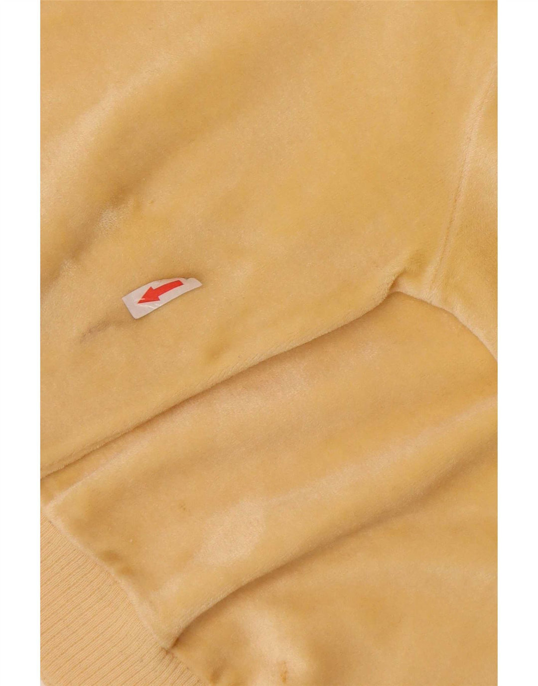 Vintage Dame Velour Sweatshirt Jumper IT 50 XL Gul