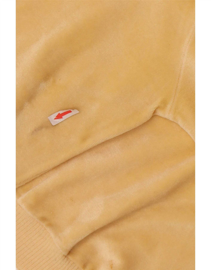 Vintage Dame Velour Sweatshirt Jumper IT 50 XL Gul