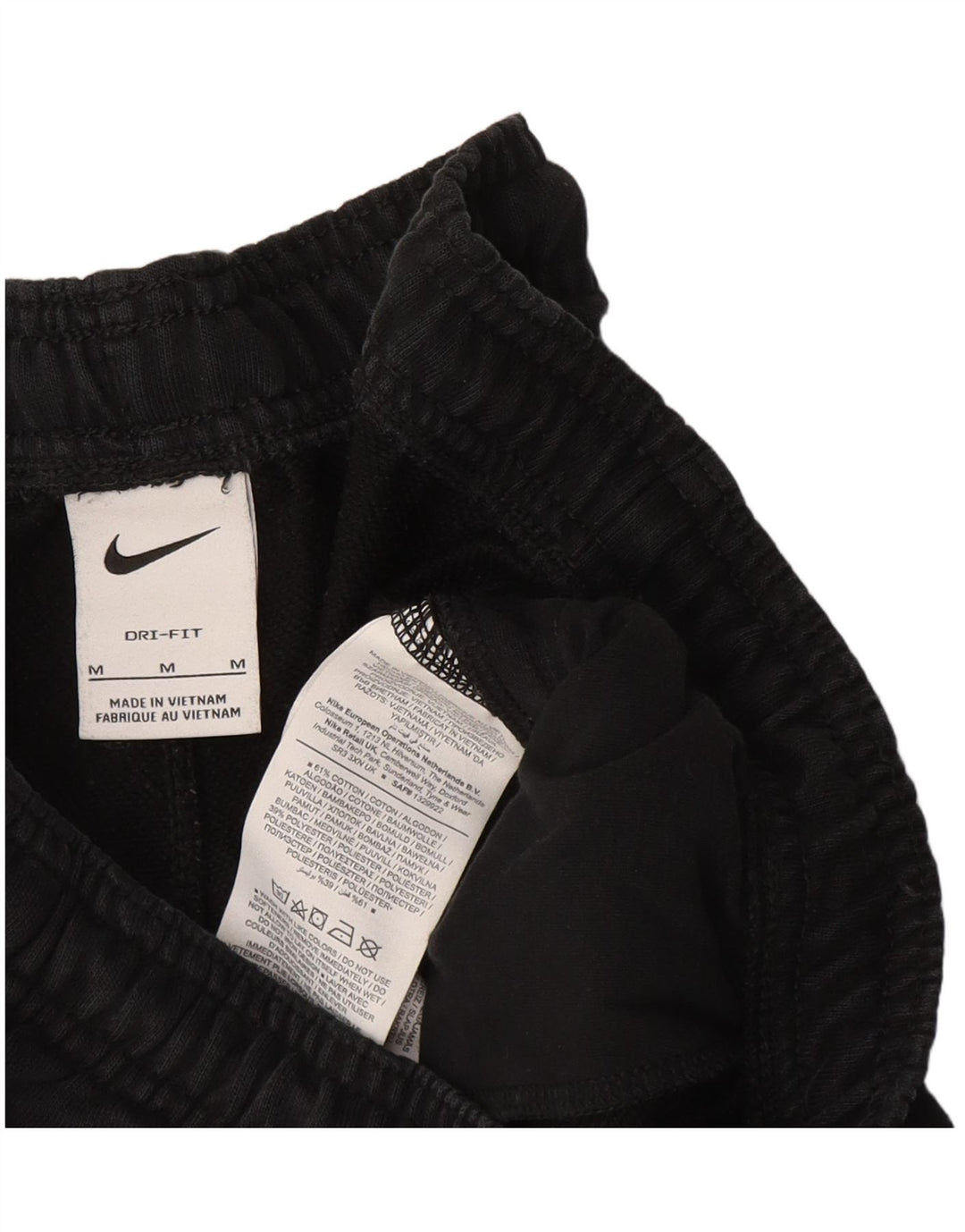 Nike Herre Dri Fit træningsdragt Bukser Joggers Medium Sort Bomuld