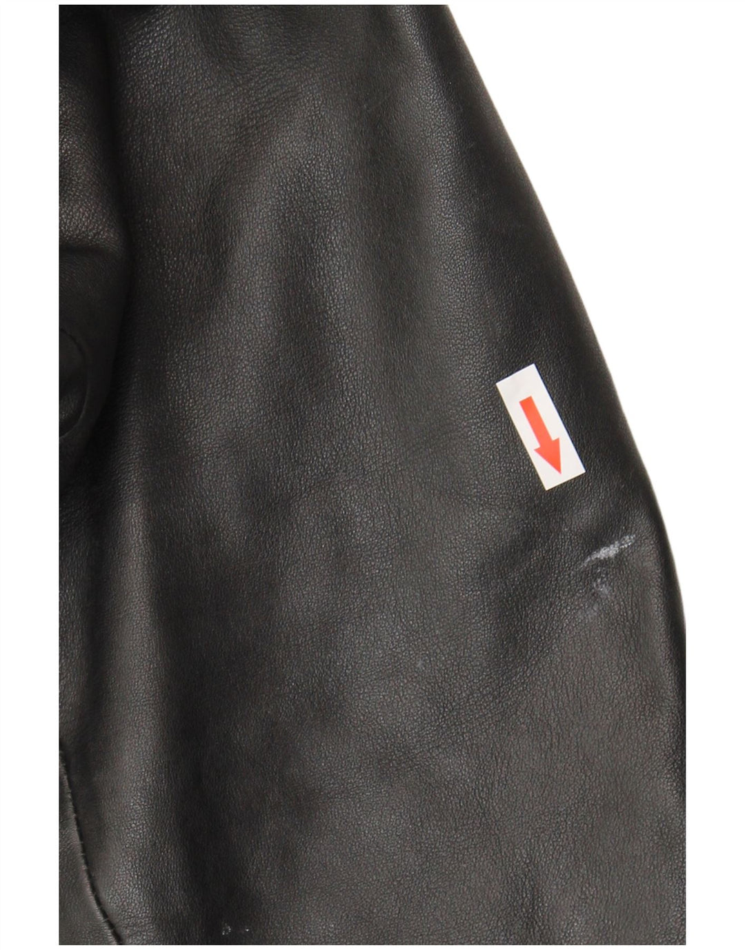 Vintage herre læderjakke UK 40 Stor sort læder