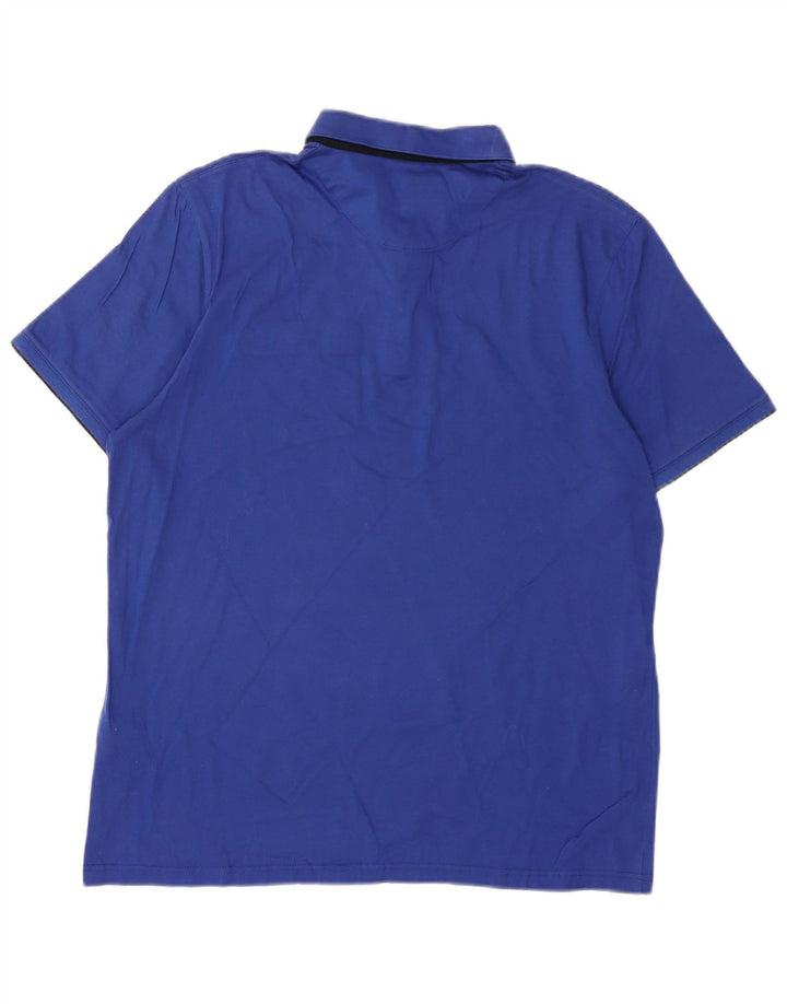 TED BAKER Poloshirt til mænd str. 5 XL Blå bomuld