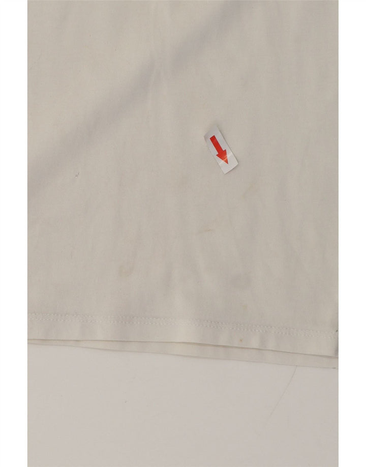 Jordan Herre grafisk T-shirt top lille hvid bomuld