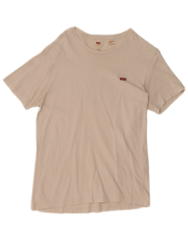 Levi's Herre Standard Fit T-Shirt Medium Off White Bomuld