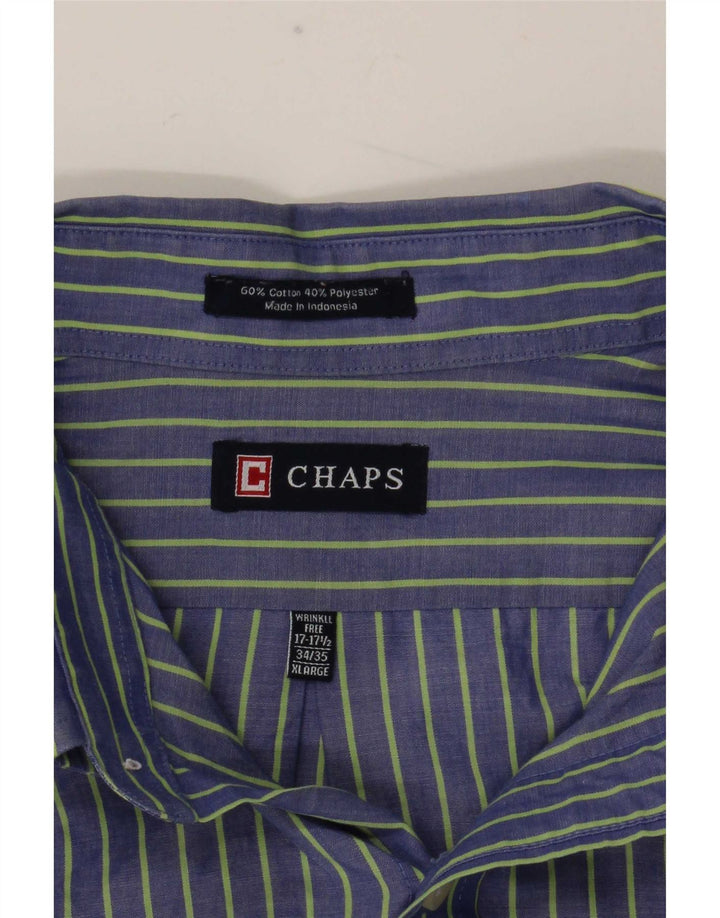 Chaps Herreskjorte str. 17 1/2 XL Blåstribet bomuld