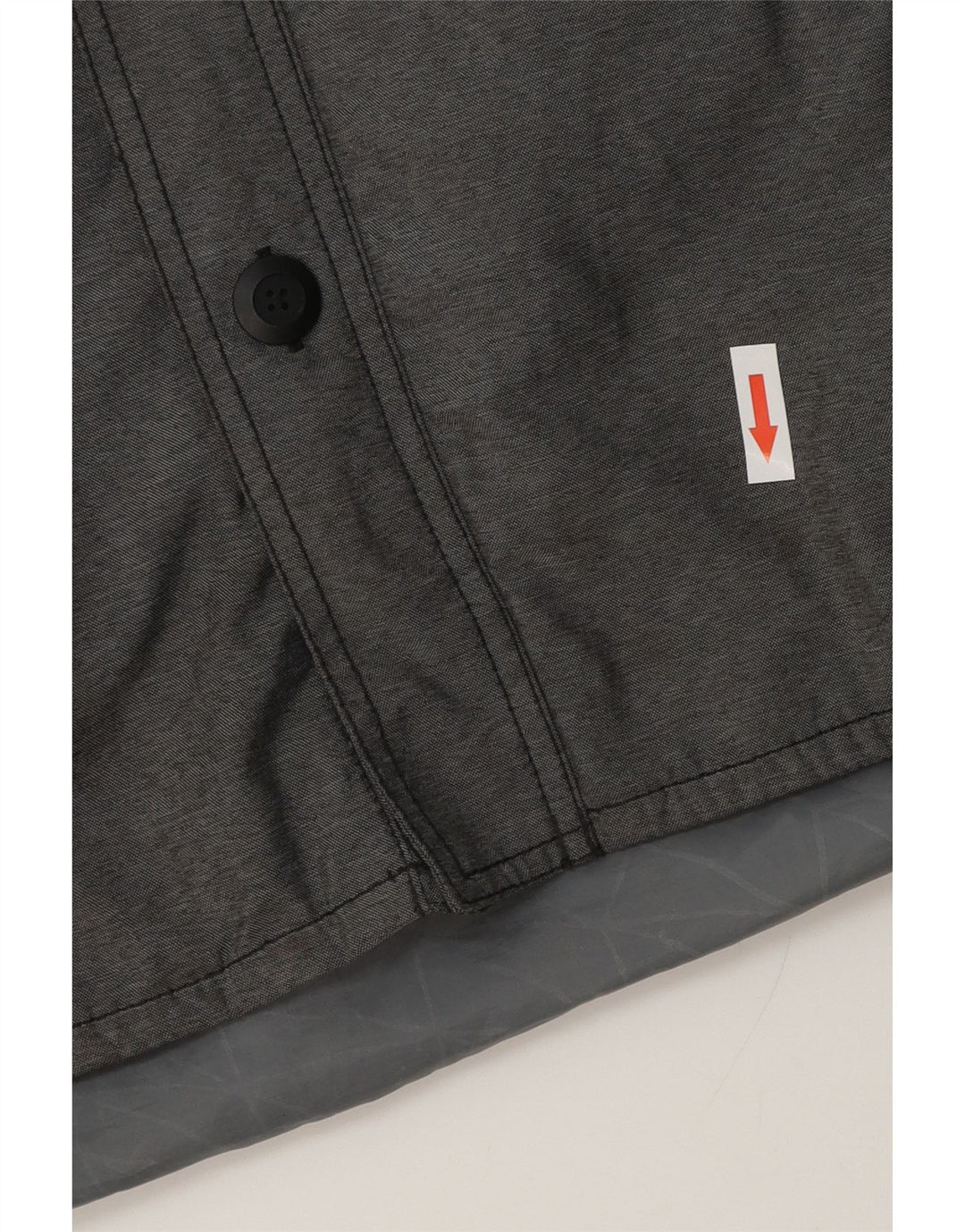 Nike vindjakkejakke med hætte til mænd UK 36 Small Grey Colourblock Polyester