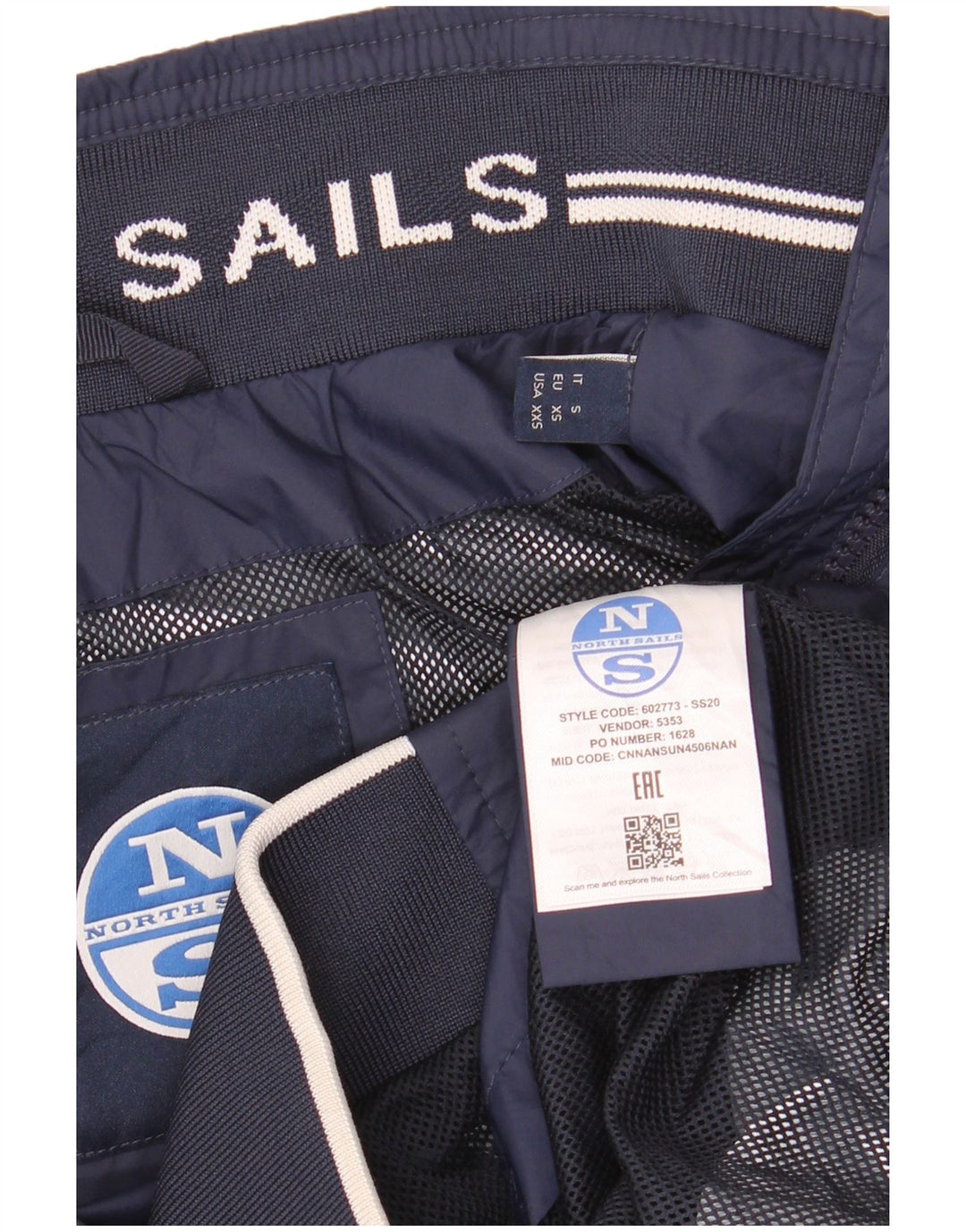 NORTH SAILS Bomberjakke til mænd UK 36 Small Navy Blue Polyamid
