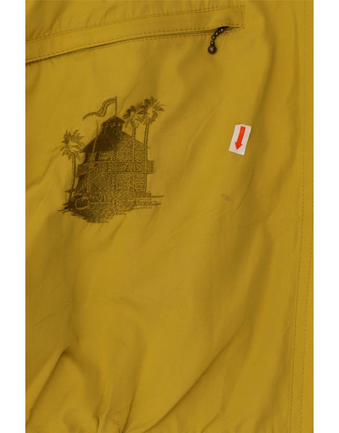 HEAD Dame Oversized Windbreaker Jacket UK 20 2XL Gul