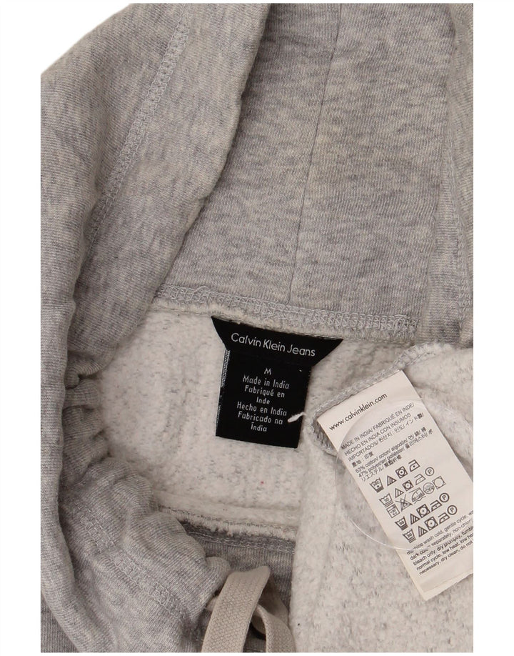 CALVIN KLEIN JEANS Dame Sweatshirt Jumper UK 14 Medium Grey Flecked