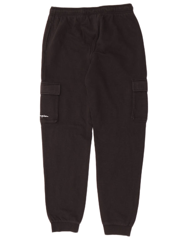 Champion Boys Cargo træningsdragt Bukser Joggers 15-16 år 2XL sort bomuld