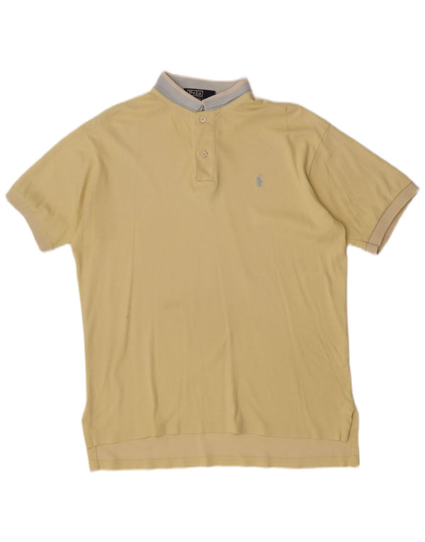 Polo Ralph Lauren Herreskjorte Stor gul Colourblock Bomuld