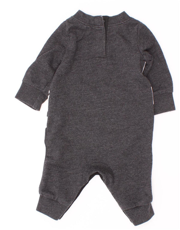 Nike Baby Boys Grafisk Langærmet Jumpsuit 0-3 måneder Grå Bomuld