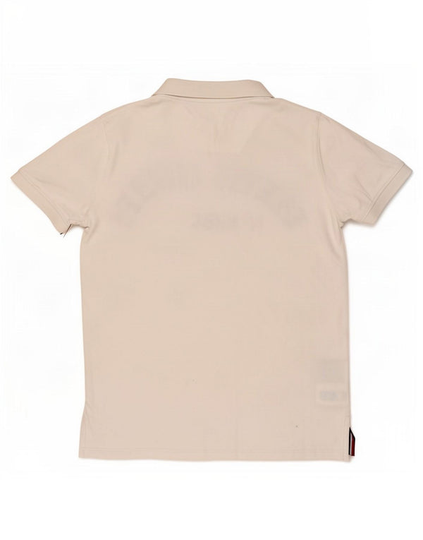 Tommy Hilfiger drenge grafisk polo skjorte 13-14 år hvid bomuld