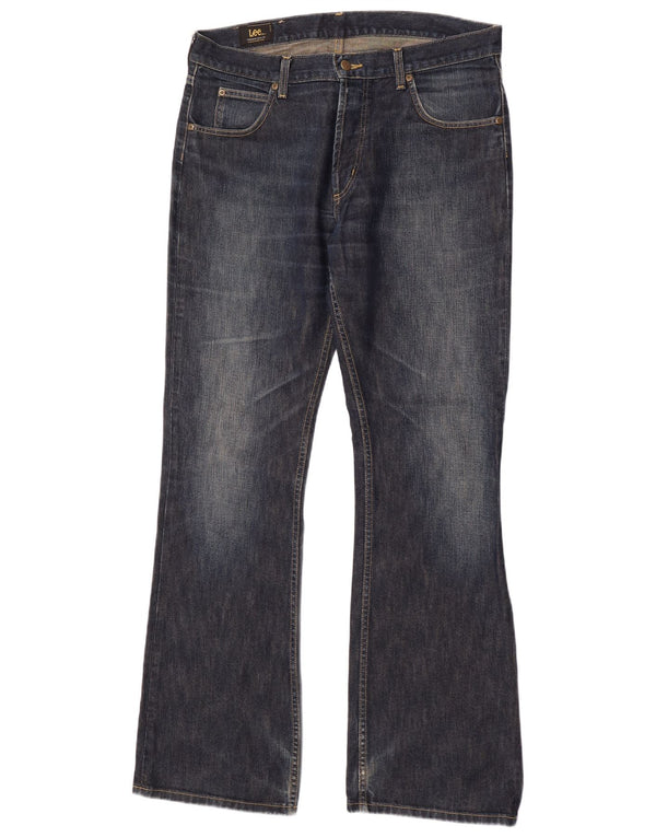 Lee Herre Denver Bootcut Jeans W36 L34 Blå Bomuld