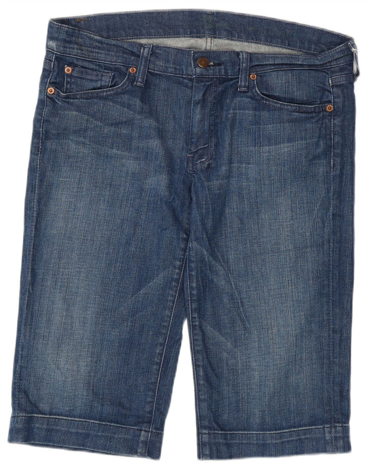 7 For All Mankind Dame Denim Shorts W31 Medium Blue Cotton