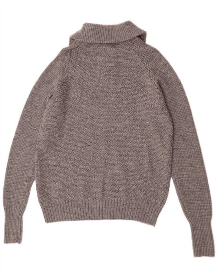 Bergans Herre Zip Neck Jumper Sweater XL Grå Merinould