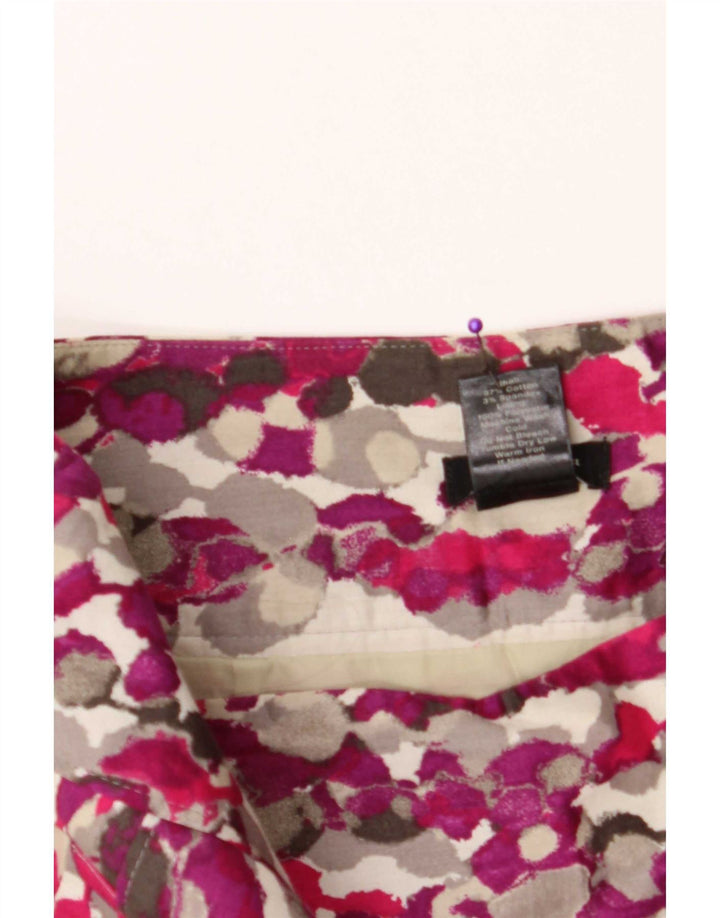 Ann Taylor Womens abstrakt mønster mininederdel US 4 Small W30 Multicoloured
