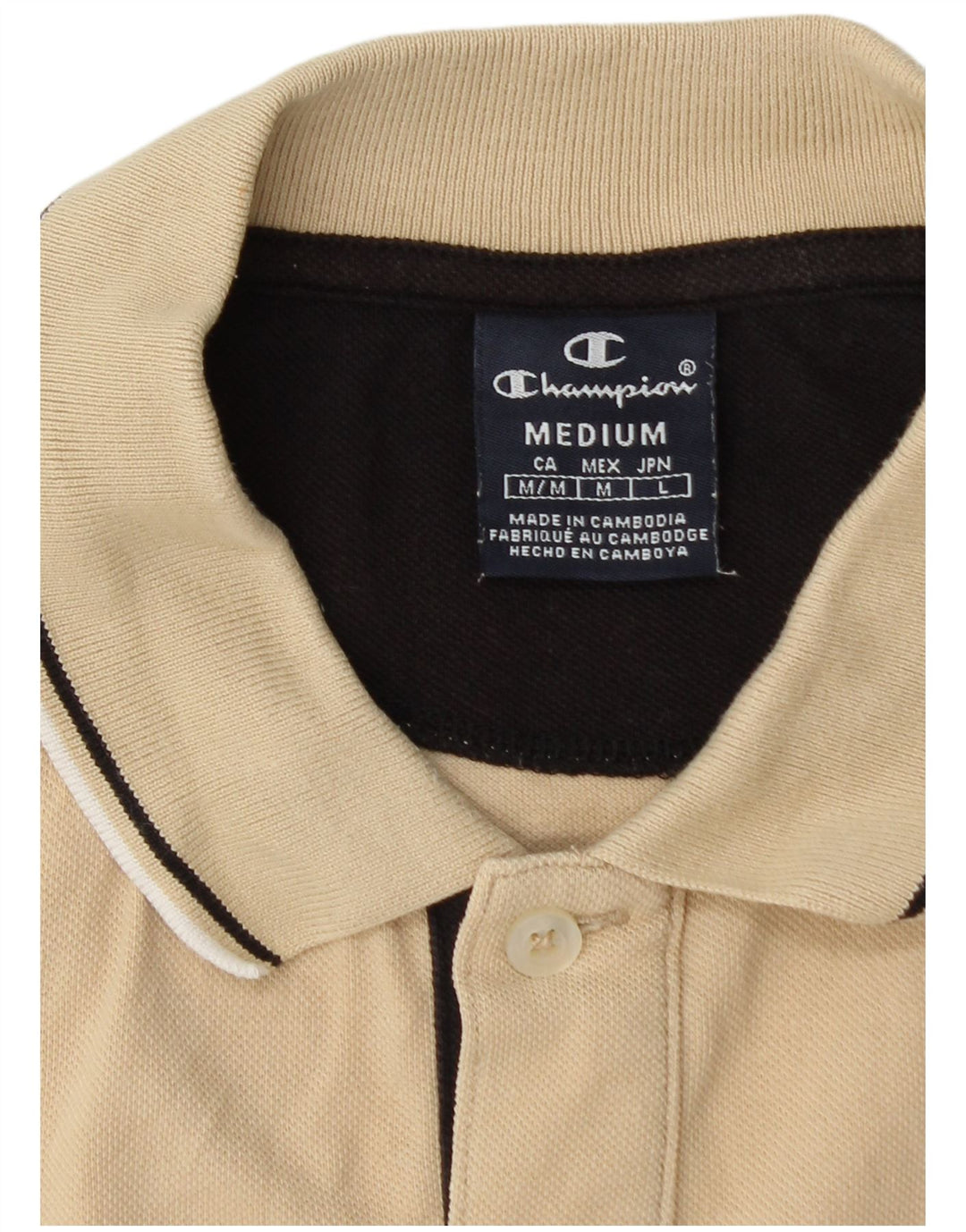 CHAMPION Poloshirt til mænd Medium Beige