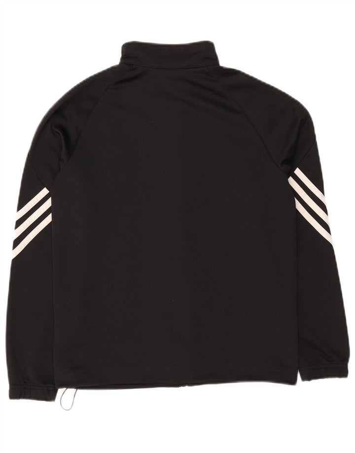 Adidas Pige Træningsdragt Topjakke 9-10 År Sort Polyester