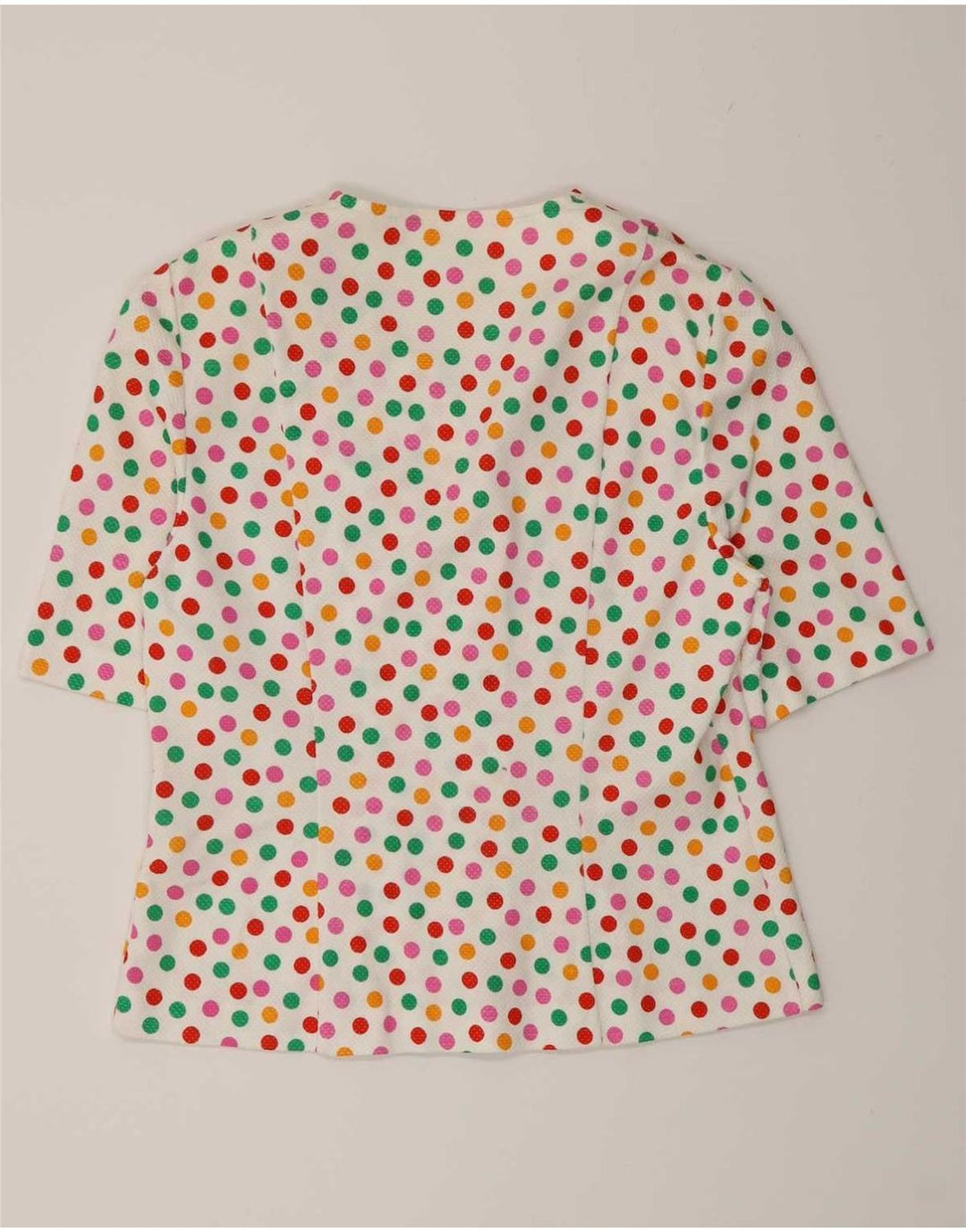 Liola Dame 4-knaps 2-delt nederdelsæt IT 46 Large W28 White Polka Dot