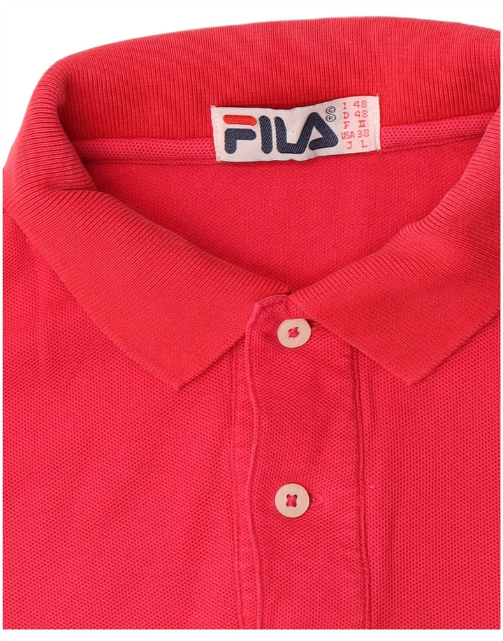 Fila Polo Shirt til mænd IT 48 Medium Pink