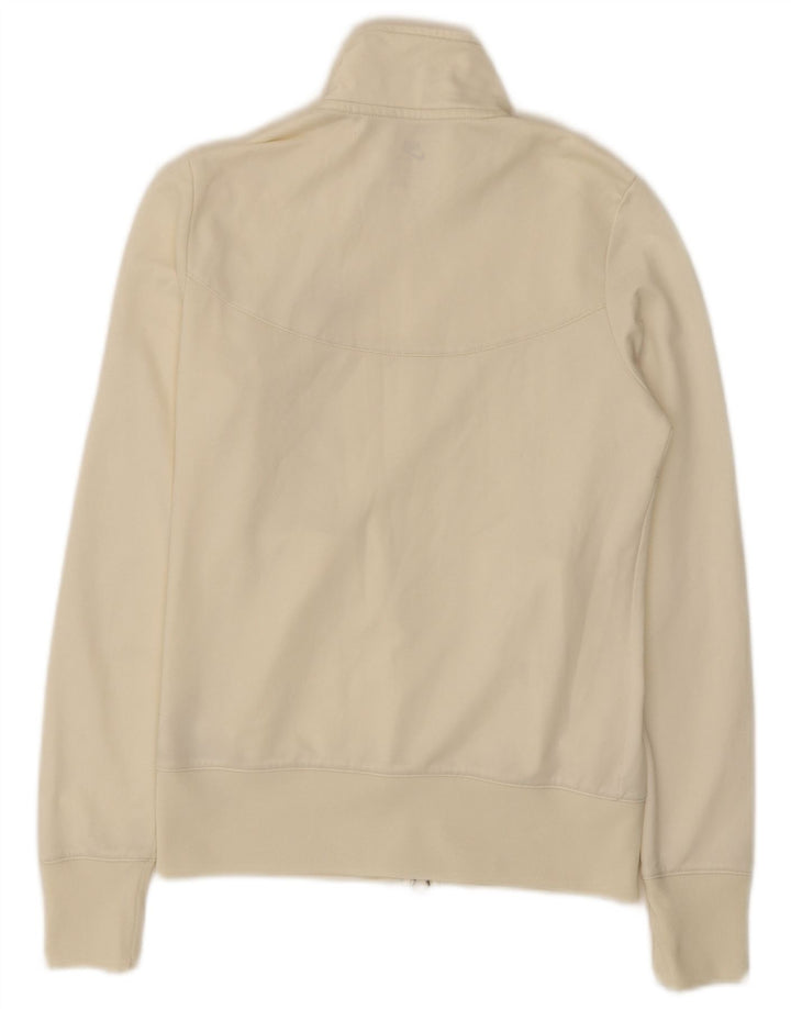 Nike træningsdragt topjakke til kvinder UK 8/10 Lille råhvid polyester