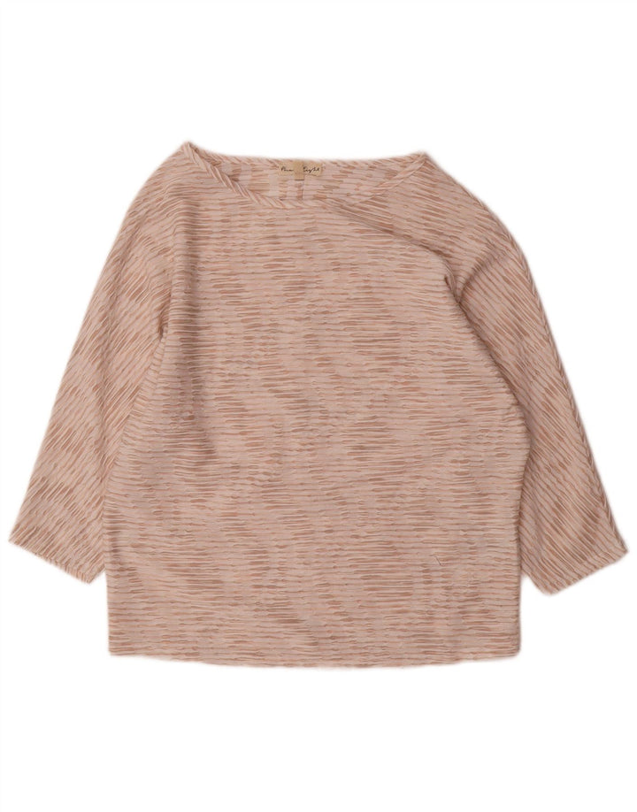 PHASE EIGHT Dame 3/4-ærmet bluse Top UK 12 Medium Pink Polyester