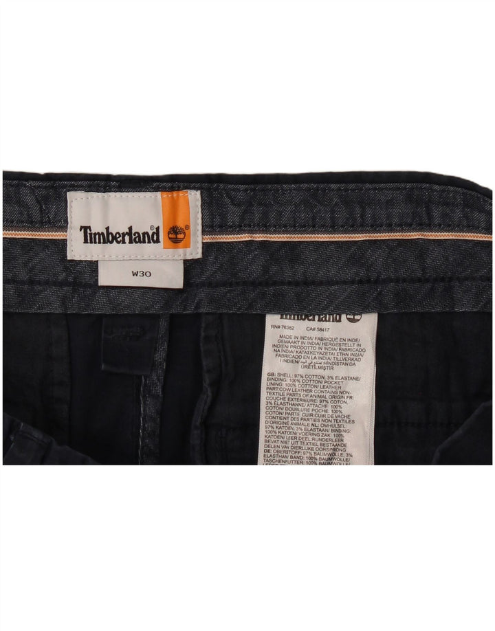 Timberland Herre Chino Shorts W30 Medium Navyblå Bomuld