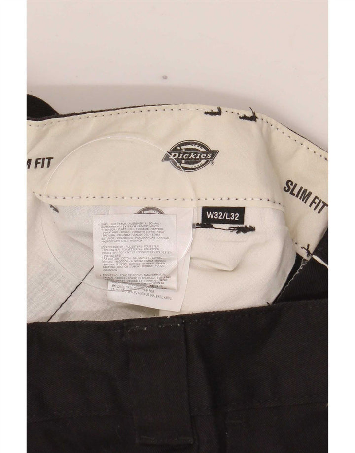 Dickies Herre Slim Fit Chino Bukser W32 L32 Sort Polyester