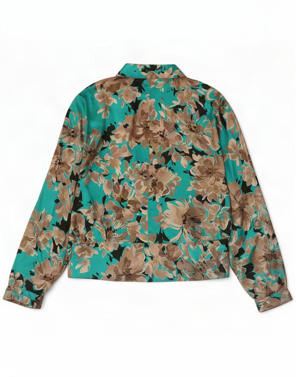 Gabrielle Womens Shirt Bluse US 3 Small Multicolored Floral