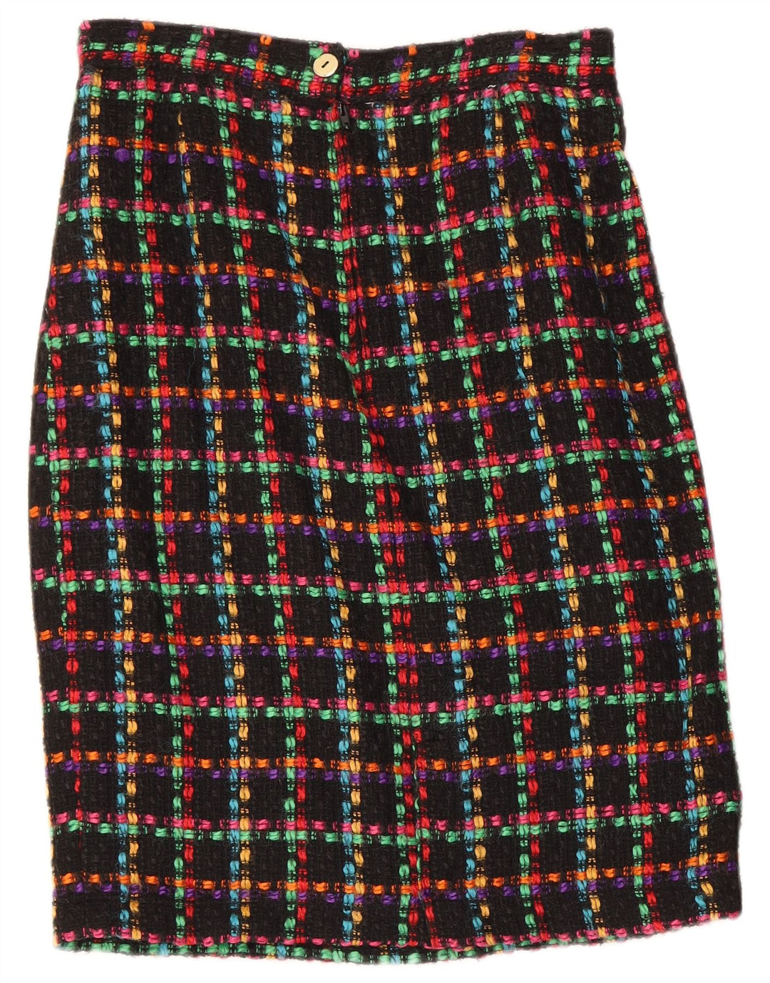 NADIA Dame 2-delt nederdel Sæt UK 14 Medium W28 Flerfarvet tern