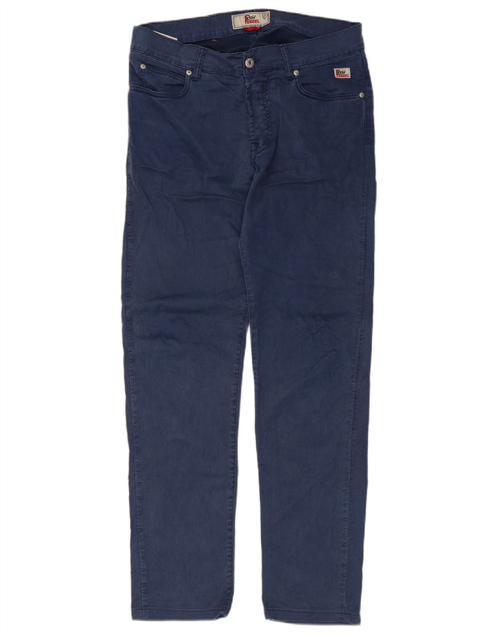 Roy Rogers Slim Jeans til mænd W33 L30 Marineblå bomuld