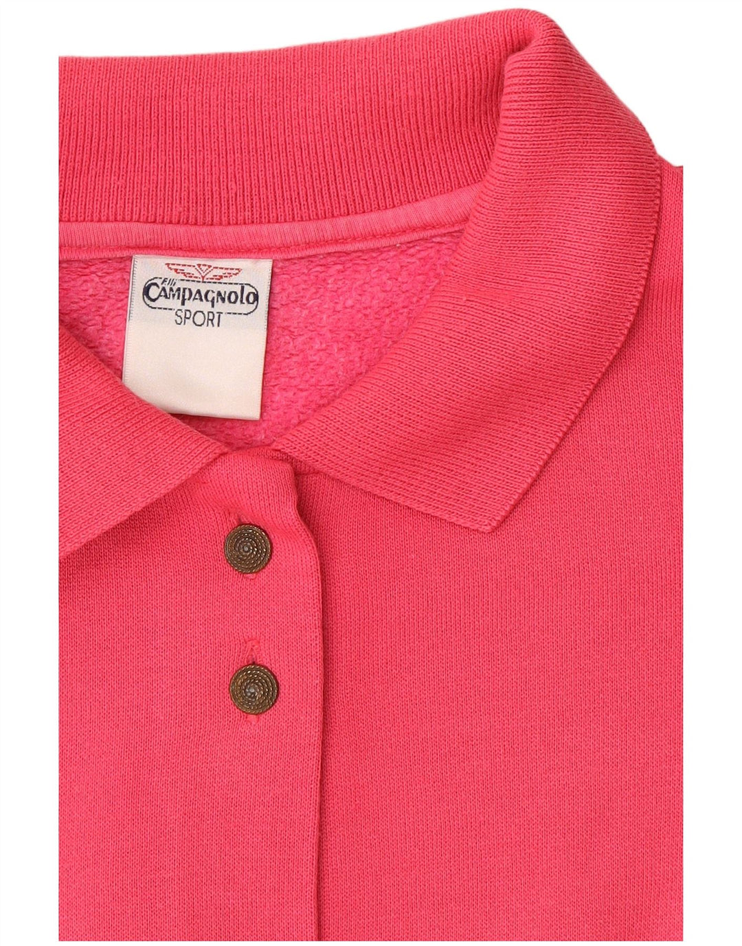 F.LLI Campagnolo Dame Sweatshirt Jumper UK 16 Large Pink Geometric