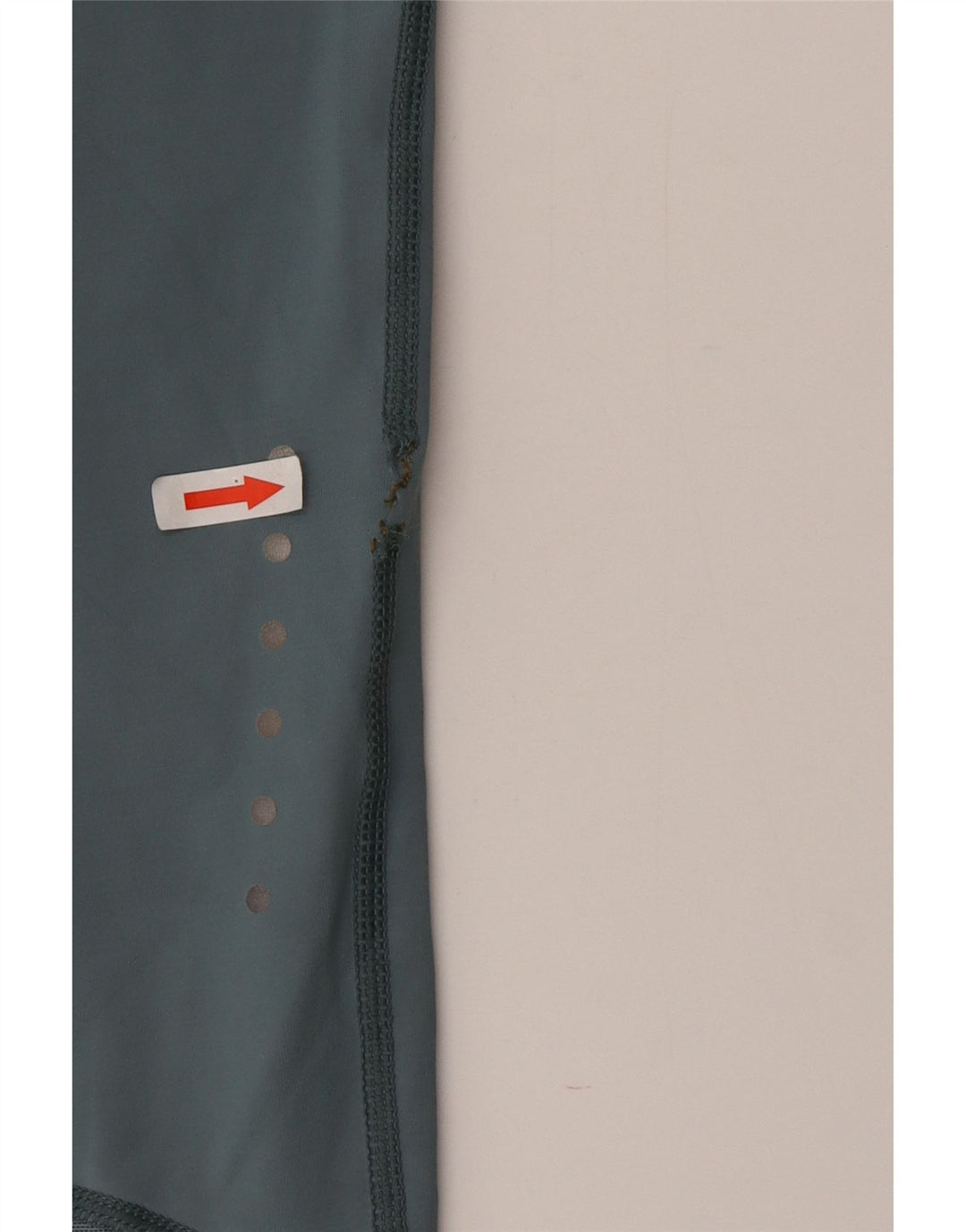 Nike Dame Dri Fit Capri Leggings UK 12 Medium Blue Bomuld