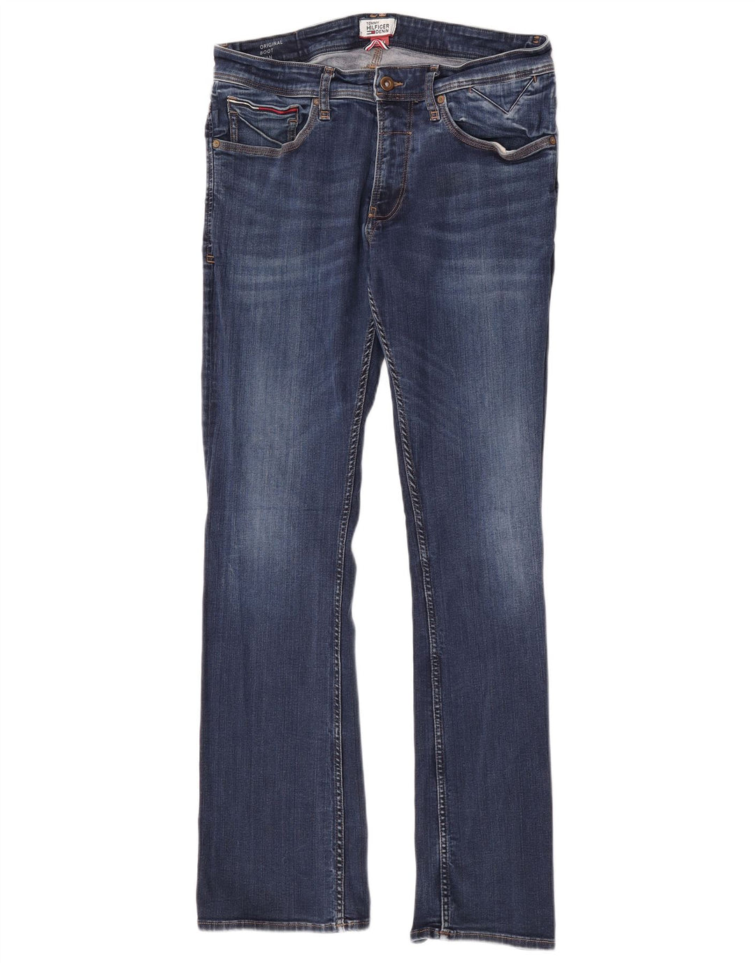 Tommy Hilfiger Herre Ryan Bootcut Jeans W34 L34 Blå Bomuld