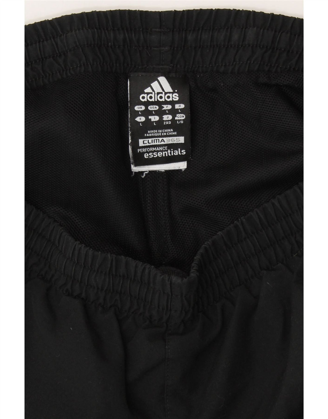 ADIDAS Herre Clima 365 Træningsdragt Bukser Joggers Large Sort Polyester