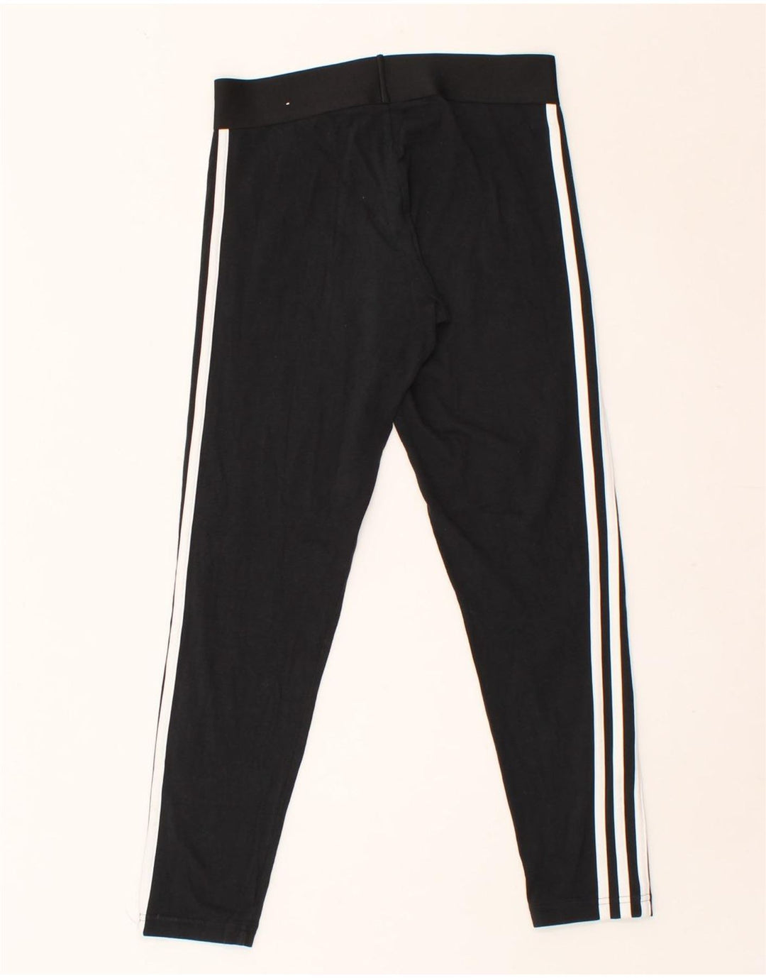 ADIDAS Womens Leggings UK 8/10 Small  Black Cotton Vintage Adidas and Second-Hand Adidas from Messina Hembry 