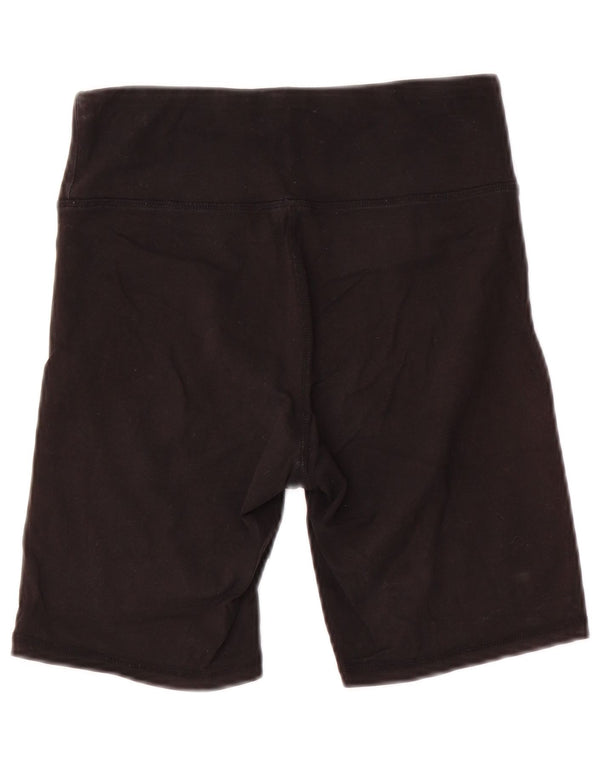 Dkny Womens Sports Shorts UK 8 Small Black