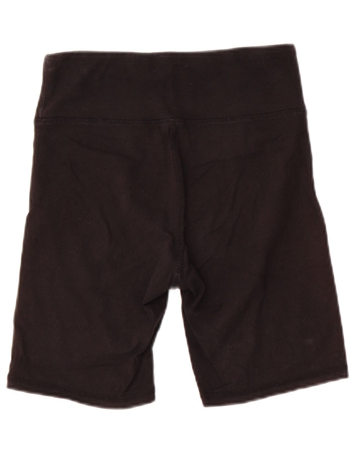 Dkny Womens Sports Shorts UK 8 Small Black