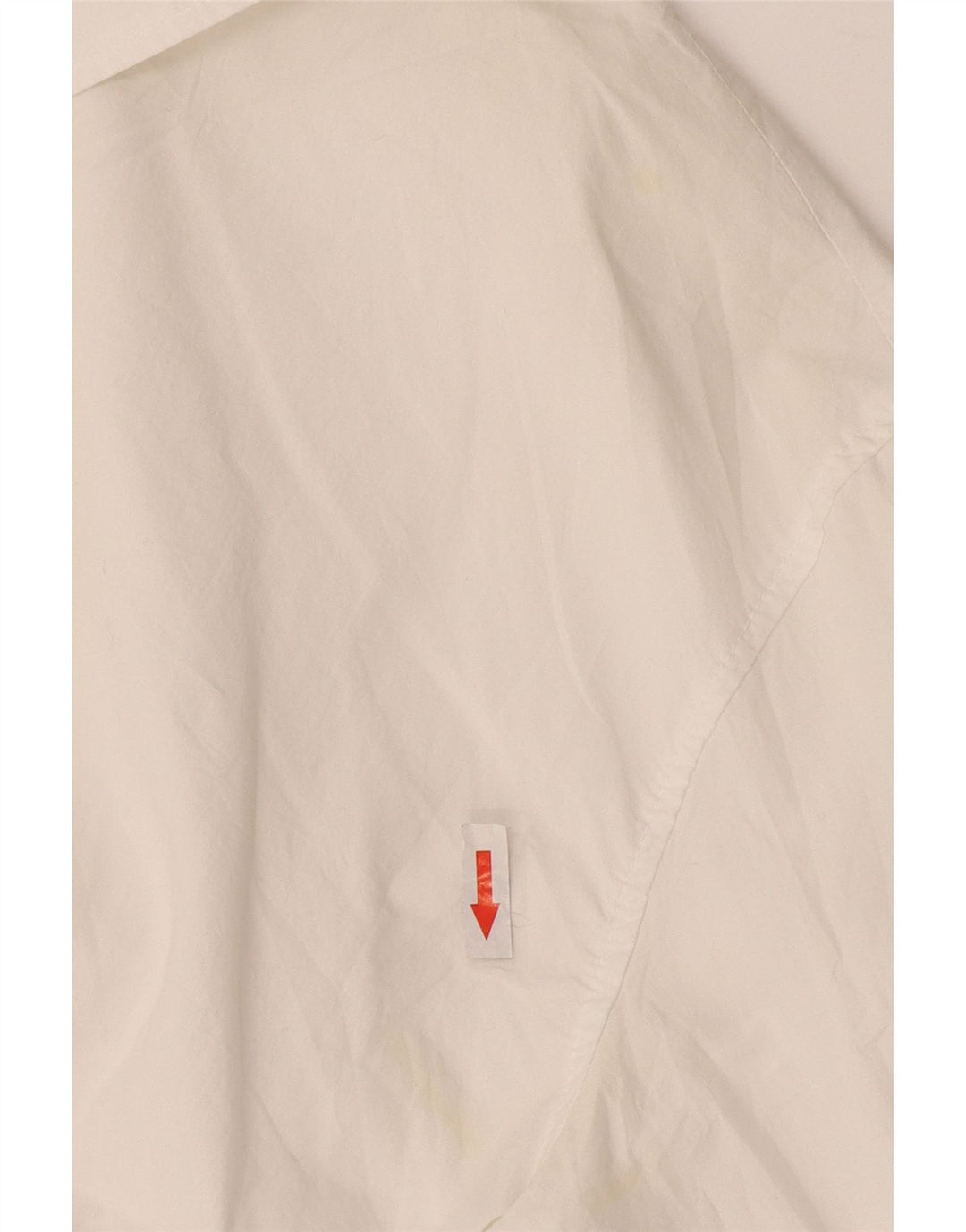 Zara Womens Crop Shirt Bluse UK 16 Medium White Bomuld