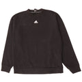 Adidas Herre Sweatshirt Jumper Large Sort Bomuld