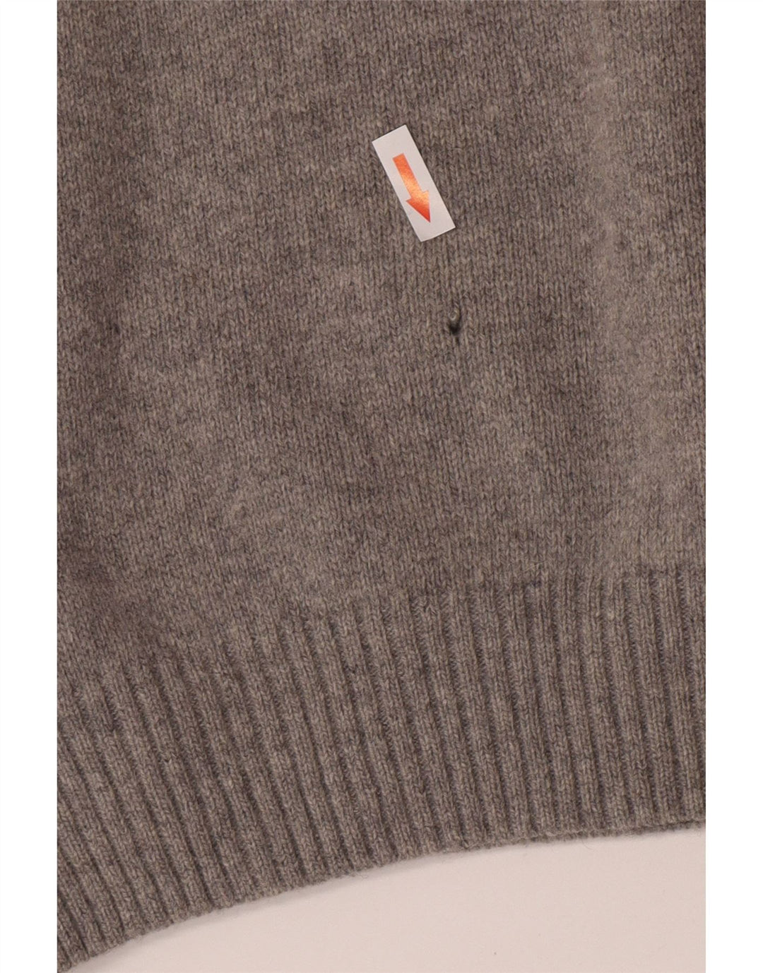 Murphy & Nye Herre V-hals sweater Stor grå uld