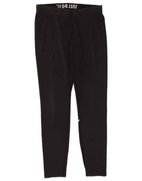 Nike Dame Grafiske Leggings UK 14 Large Black Bomuld