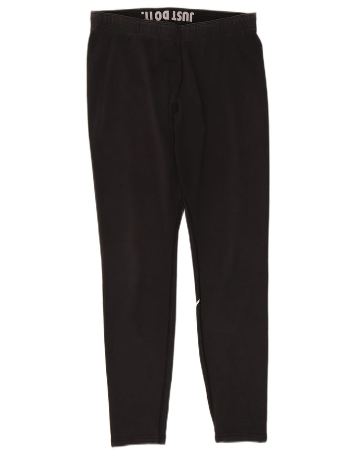 Nike Dame Grafiske Leggings UK 14 Large Black Bomuld