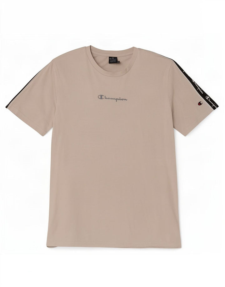 Champion Herre Grafisk T-Shirt Top XL Hvid Colourblock