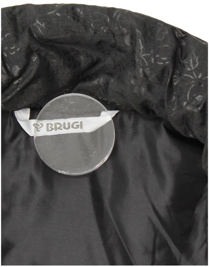 BRUGI Dame Oversized Windbreaker Jacket UK 22 3XL Black Floral