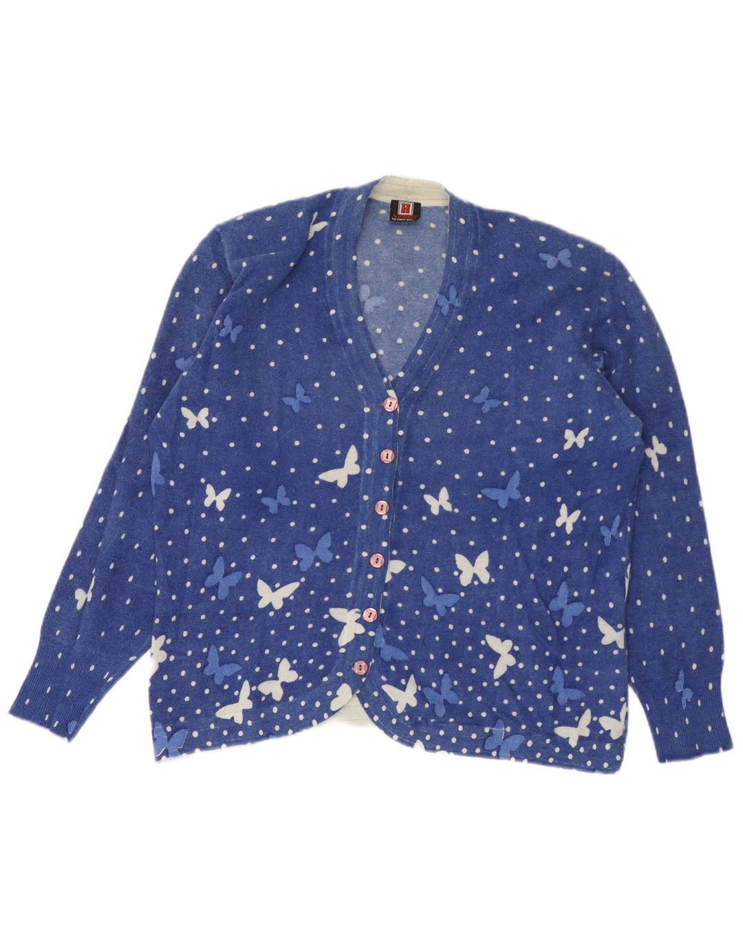 Heron Womens 2-delt nederdelsæt UK 14 Medium W34 Blue Spotted Butterfly