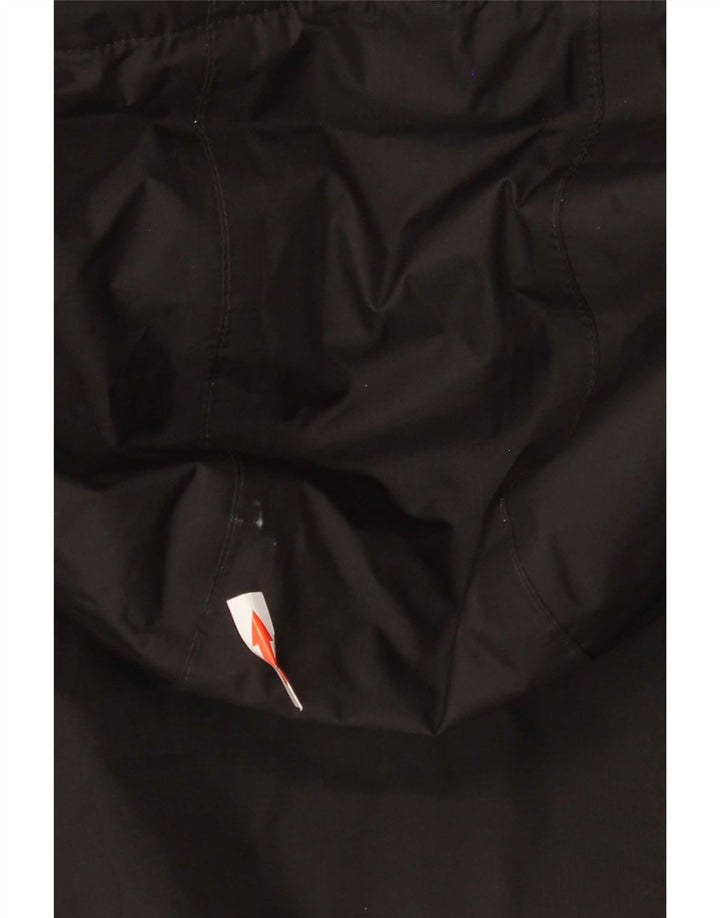 K-Way Dame Hætte Oversized regnjakke UK 10 Lille sort polyamid