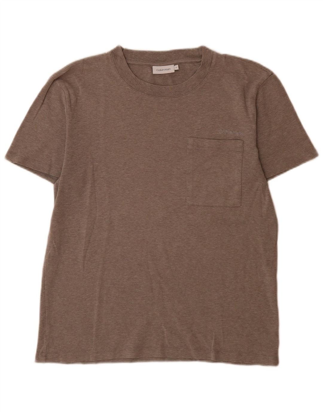 Calvin Klein Herre T-Shirt Top Medium Brun